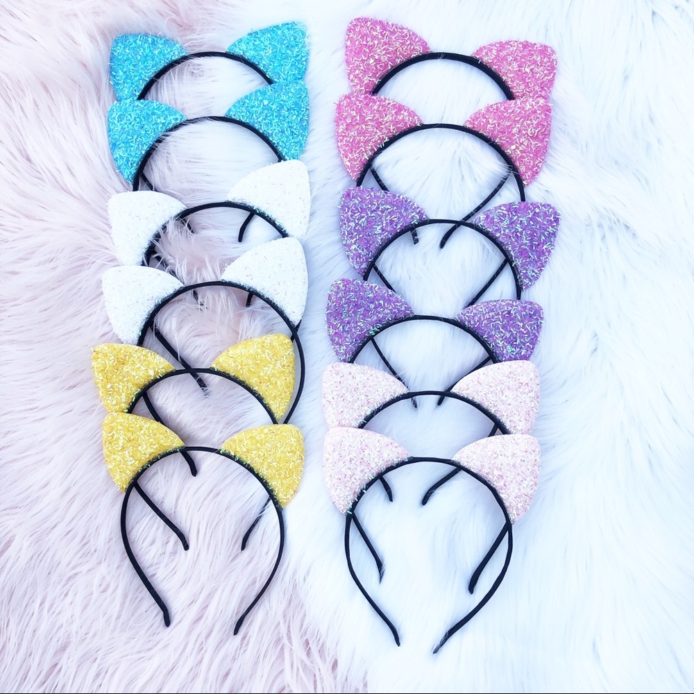Kitten ears headband whole Sale